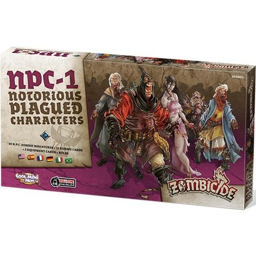 Boite de Zombicide Black Plague - Notorious Plagued Characters n°1