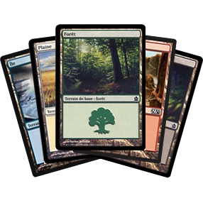 Boite de Lot de 100 Terrains de base Magic: The Gathering