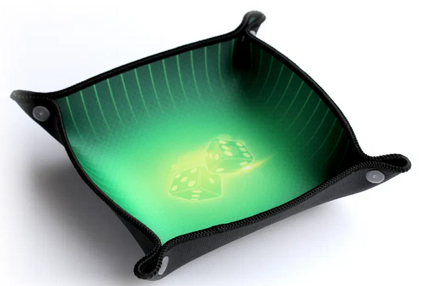 Boite de Piste de dés - Emeraude (21 x 21 cm)