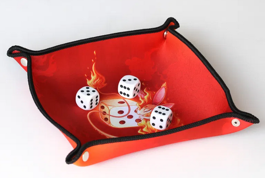 Boite de Piste de dés - Adelaïde - Feu (21 x 21 cm)