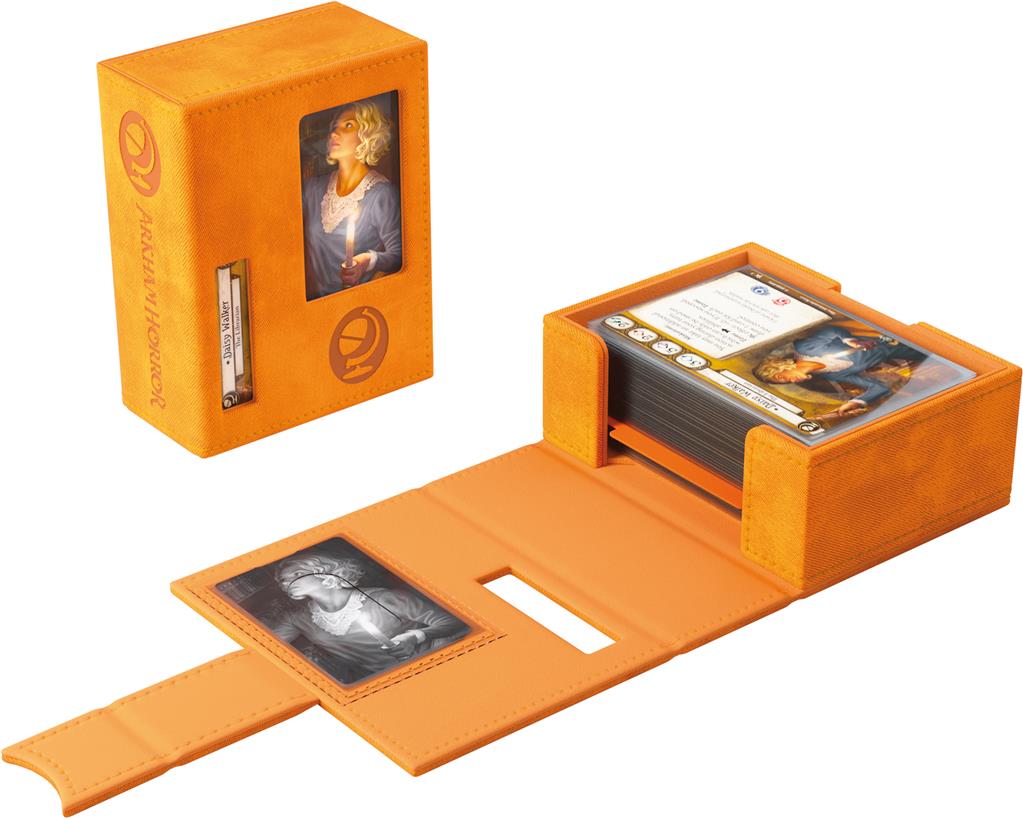Boite de Horreur à Arkham JCE - Deck Book Guardian Orange (Boite à Deck Investigateur)