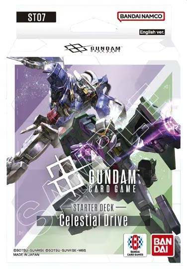 Boite de Deck de Démarrage Gundam Card Game - ST07 : Celestial Drive