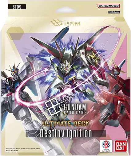 Boite de Deck de Démarrage Ultimate Gundam Card Game - ST09 : Destiny Ignition
