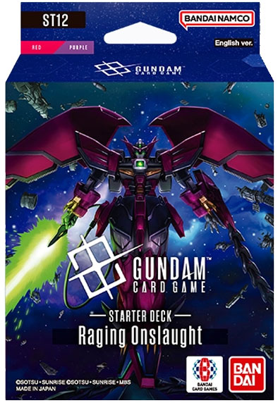 Boite de Deck de Démarrage Gundam Card Game - ST12 : Raging Onslaught