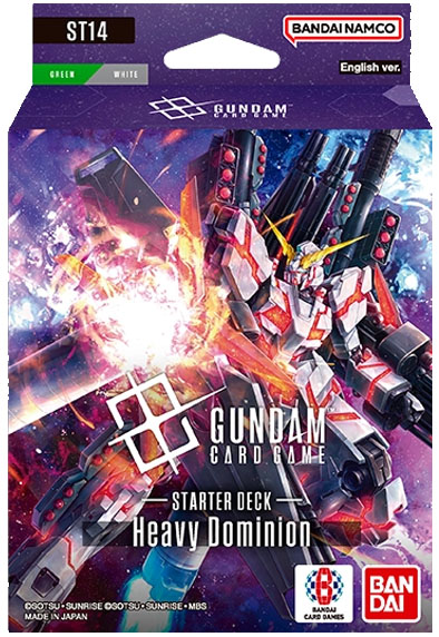 Boite de Deck de Démarrage Gundam Card Game - ST14 : Heavy Dominion