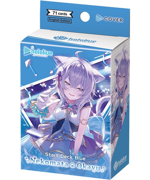 Boite de Deck de Démarrage hololive Official Card Game - hSD03e : Blue Nekomata Okayu