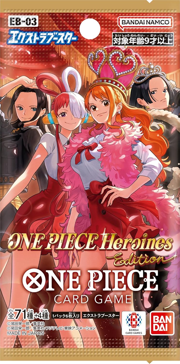 Pack De 3 Boosters One Piece – Japonais Aléatoires, Officiels, Séries OP-01 à OP-13 – Cadeau Collectionneur