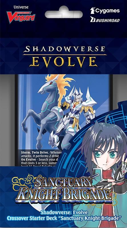 Boite de Starter Deck Shadowverse: Evolve - CSD03a : Crossover Cardfight!! Vanguard - Sanctuary Knight Brigade