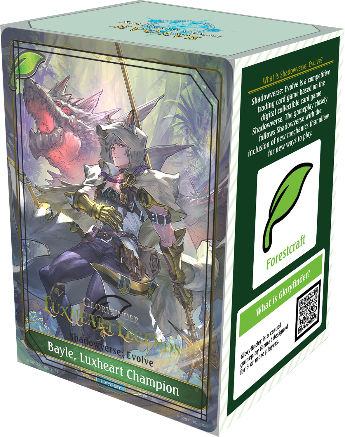 Boite de Deck de Démarrage Gloryfinder Shadowverse: Evolve - GFD01 : Luxheart Legends