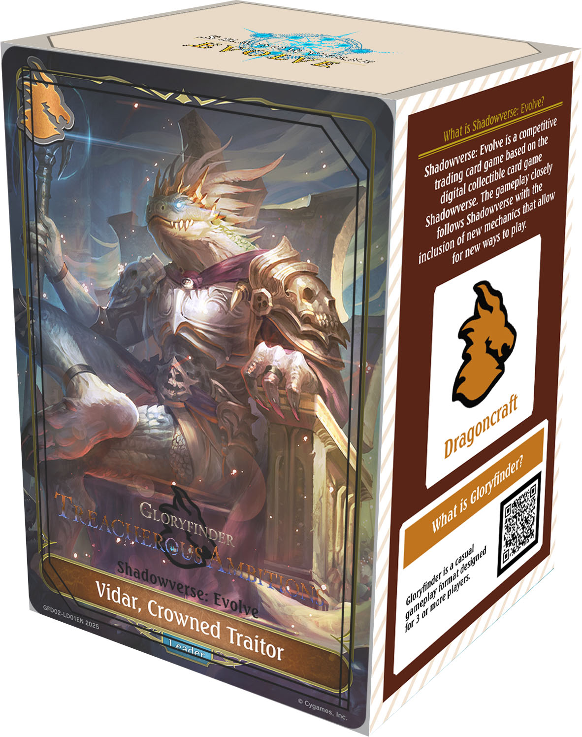 Boite de Deck de Démarrage Gloryfinder Shadowverse: Evolve - GFD02 : Treacherous Ambitions