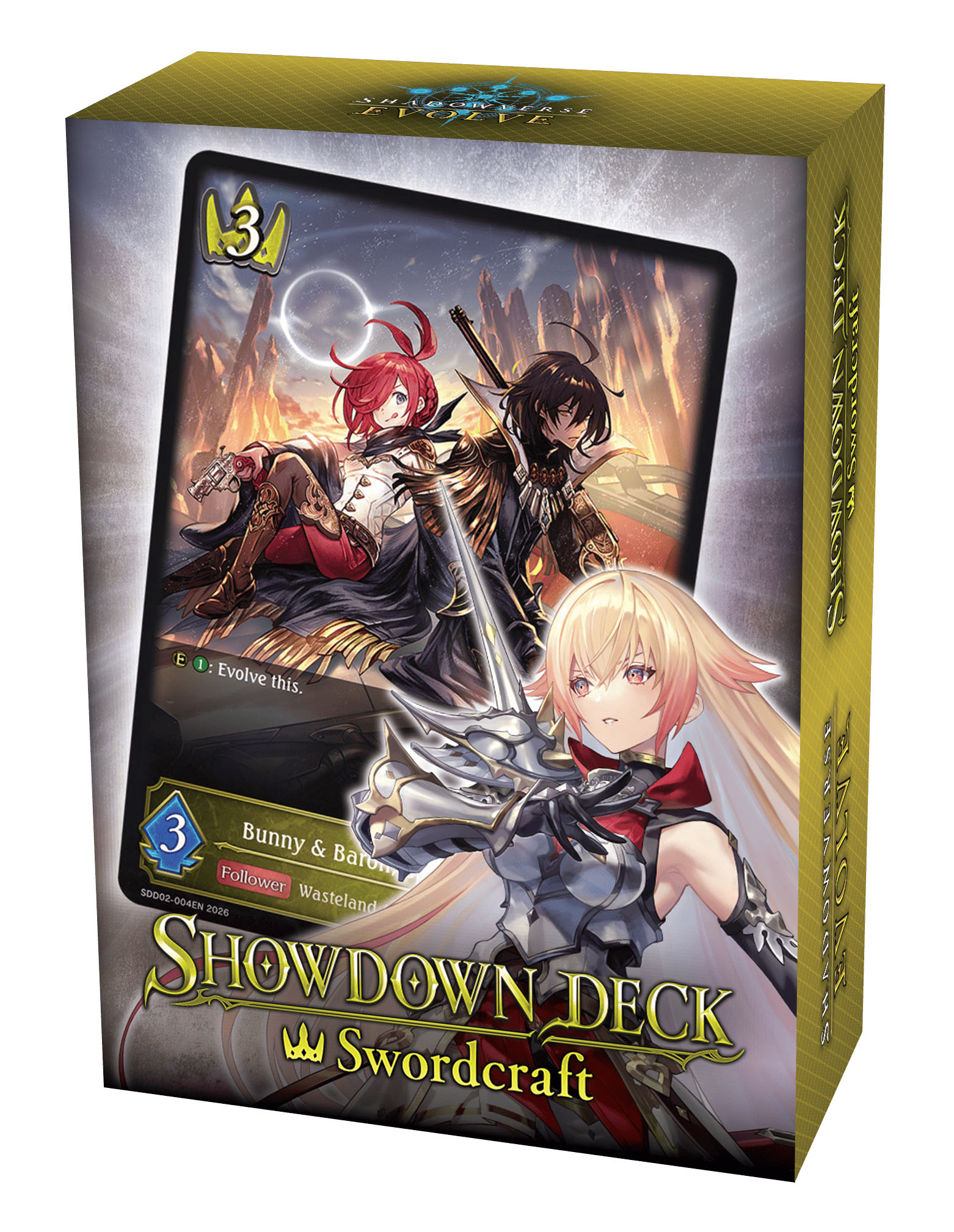 Boite de Showdown Deck Shadowverse: Evolve - SDD02 : Swordcraft