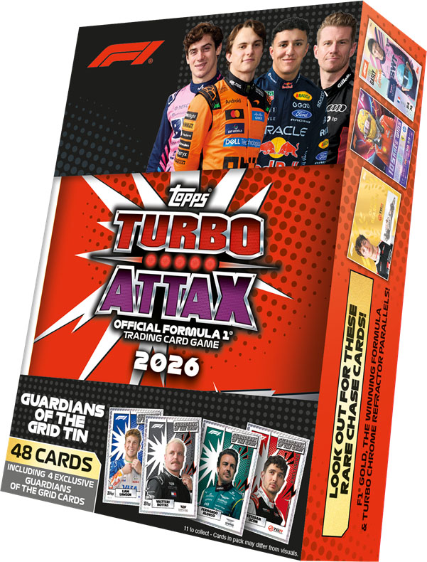 Boite de Mega Tin TOPPS-F1 - Turbo Attax 2026/2027