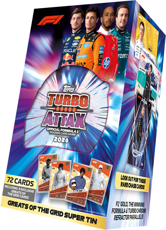 Boite de Super Tin TOPPS-F1 - Turbo Attax 2026/2027