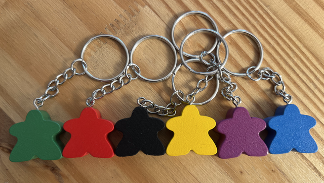 Boite de Gigamic - Porte-Clés - Meeple Vert