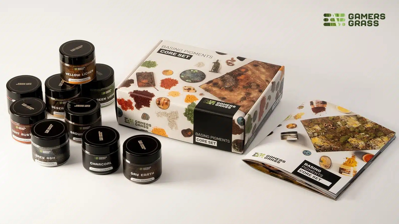 Boite de Gamers Grass : Basing Pigments Core Set