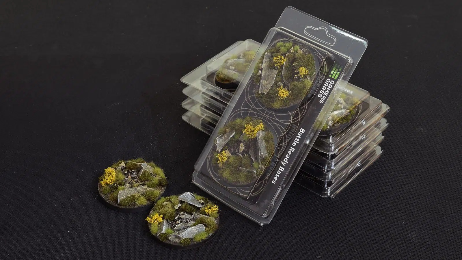 Boite de Gamers Grass : Highland Bases - Round 60mm