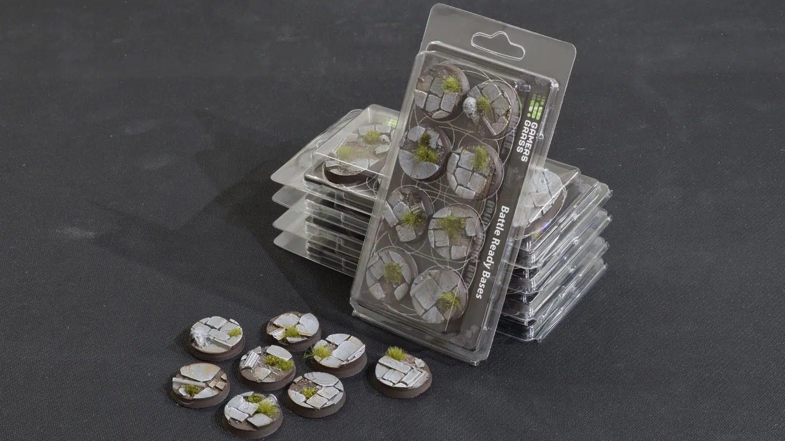 Boite de Gamers Grass : Temple Bases - Round 32mm