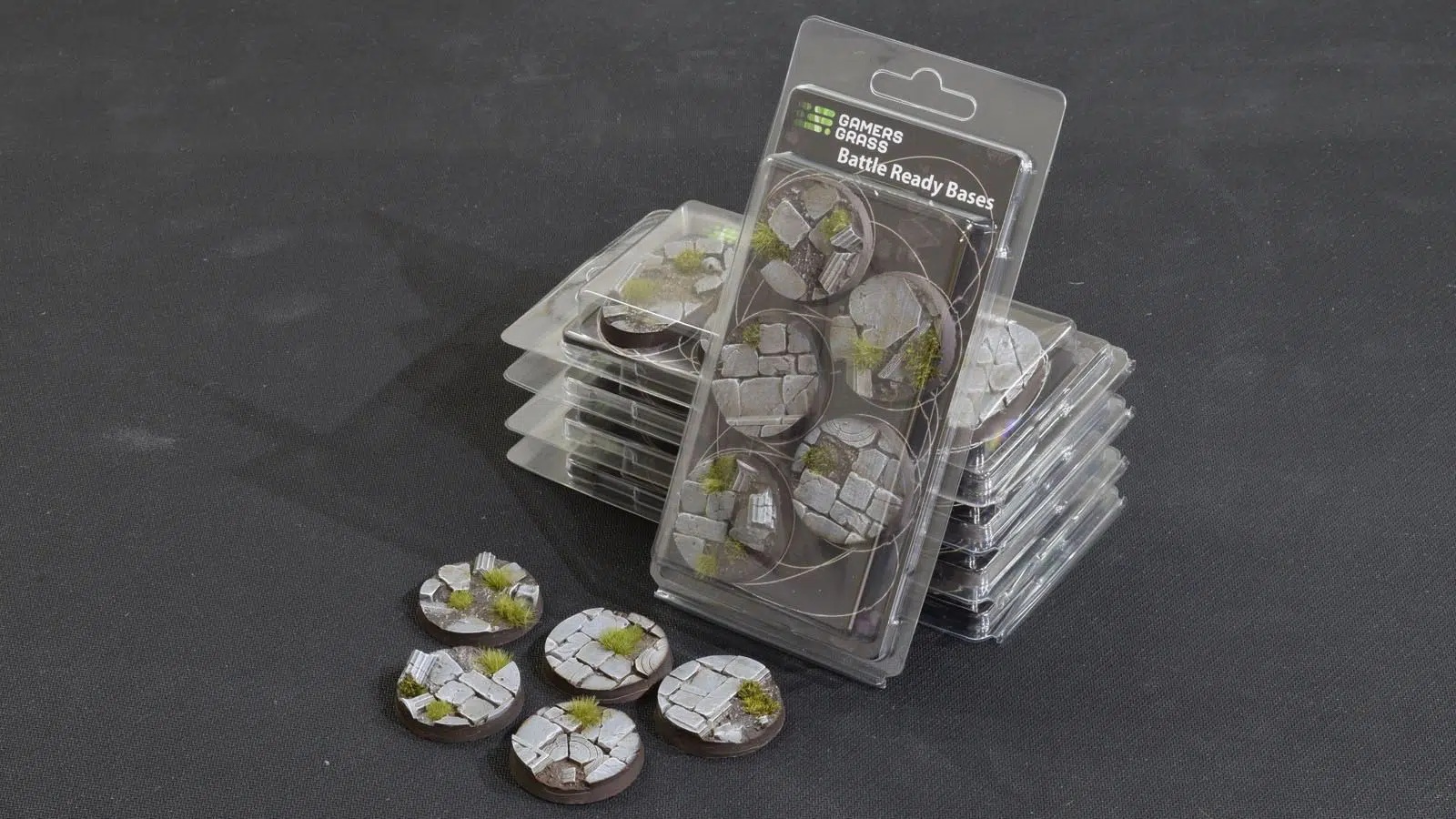 Boite de Gamers Grass : Temple Bases - Round 40mm