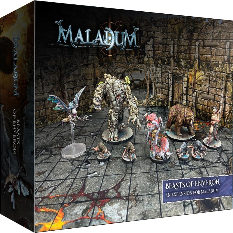 Boite de Maladum Dungeons of Enveron - Extension Beasts of Enveron