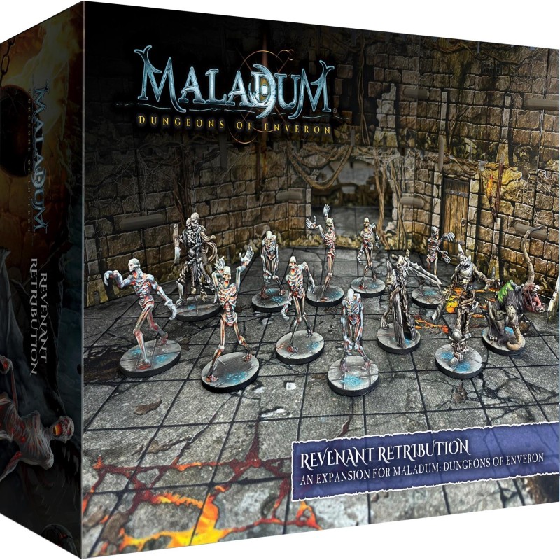 Boite de Maladum Dungeons of Enveron - Extension Revenant Retribution
