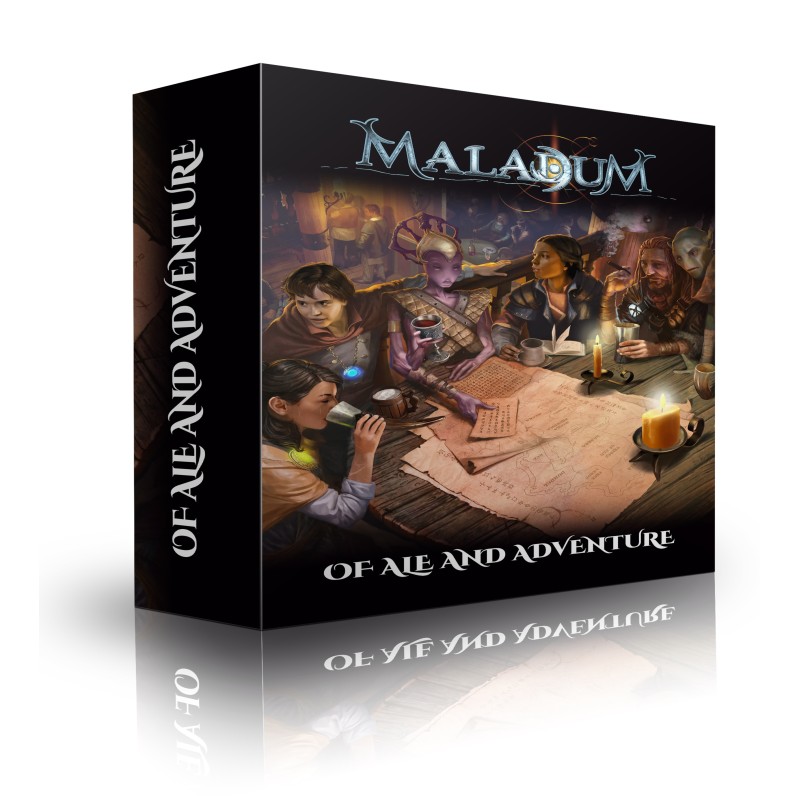 Boite de Maladum Dungeons of Enveron - Extension Of Ale and Adventure