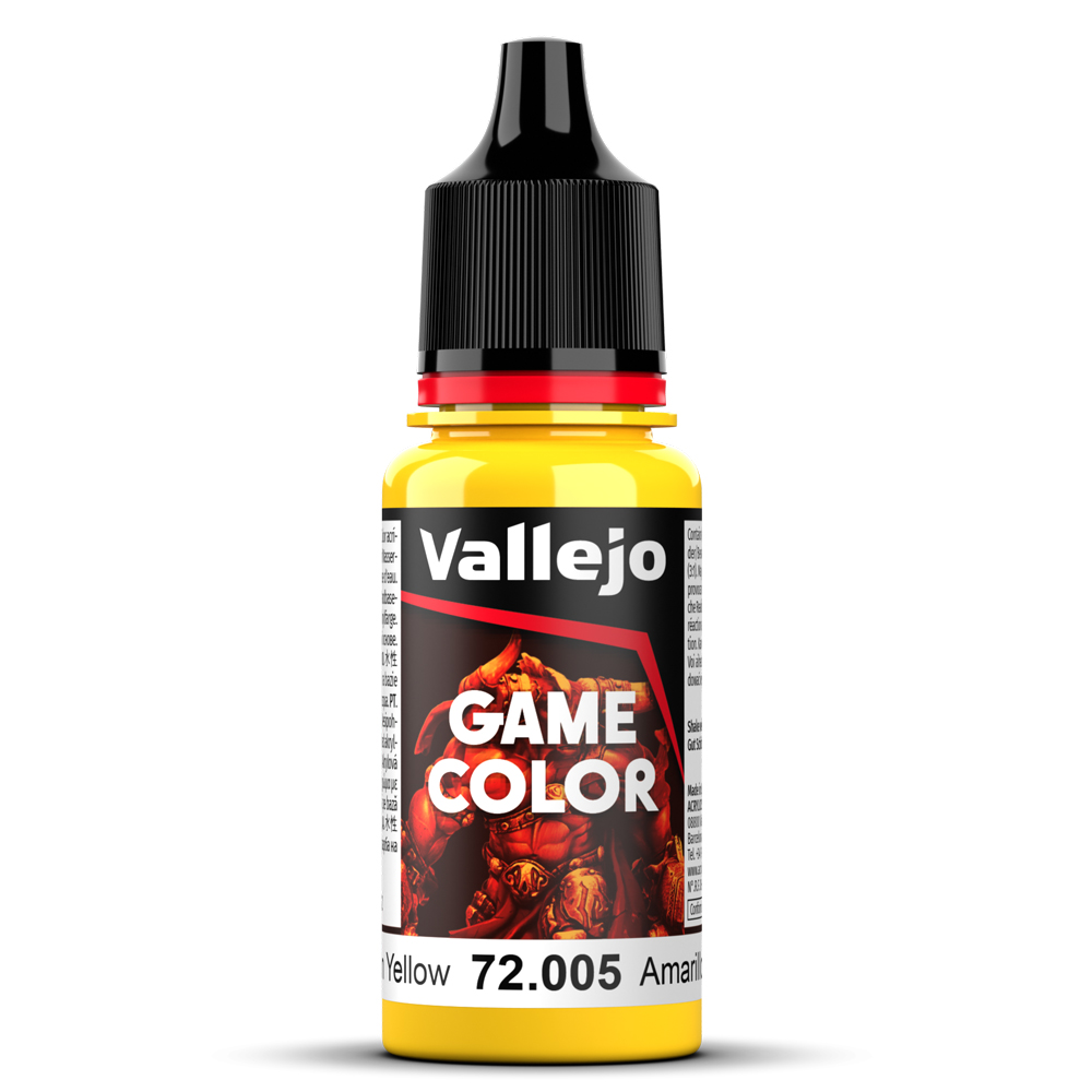 Boite de Vallejo – Game Color : Jaune Lunaire 72005