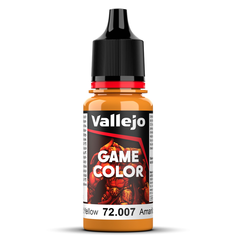 Boite de Vallejo – Game Color : Jaune d' Or 72007