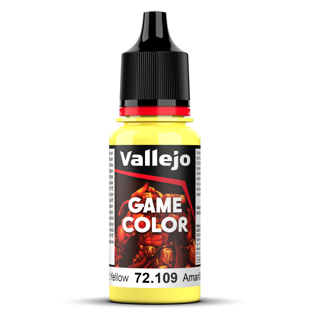 Boite de Vallejo – Game Color : Jaune Toxique 72109
