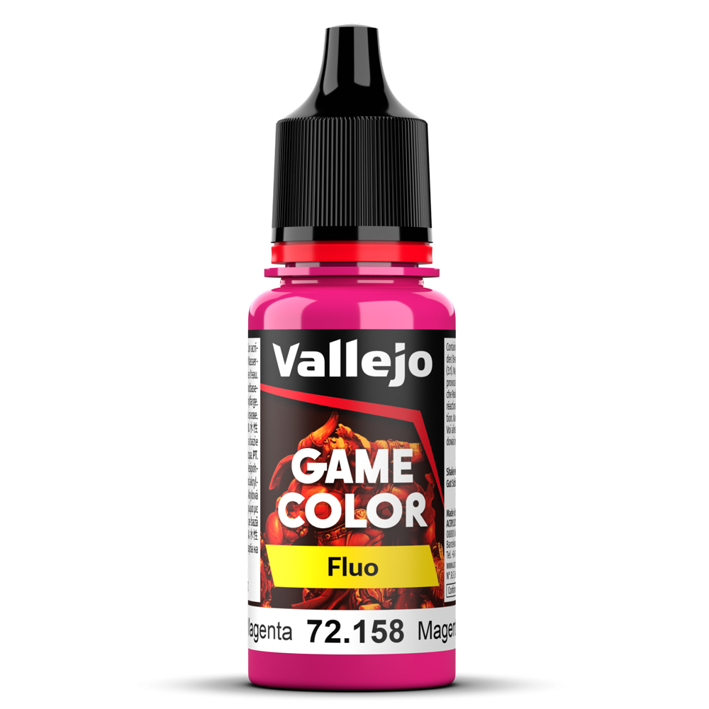 Boite de Vallejo – Game Color Fluo : Magenta Fluo 72158