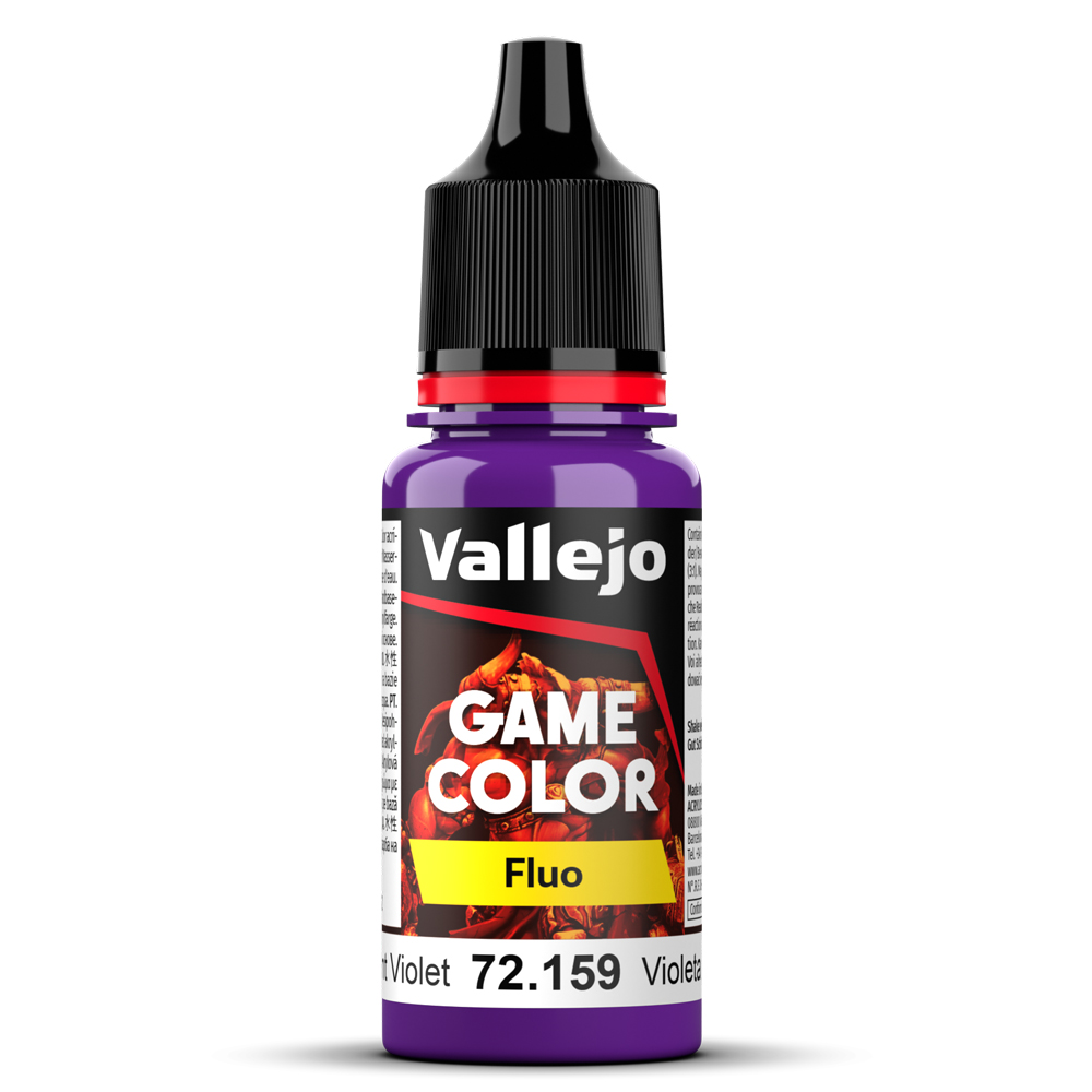 Boite de Vallejo – Game Color Fluo : Violet Fluo 72159