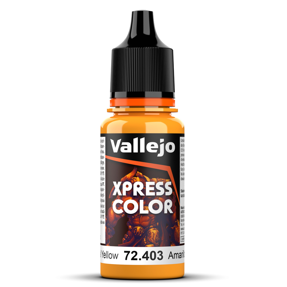 Boite de Vallejo – Xpress Color : Jaune Impérial 72403