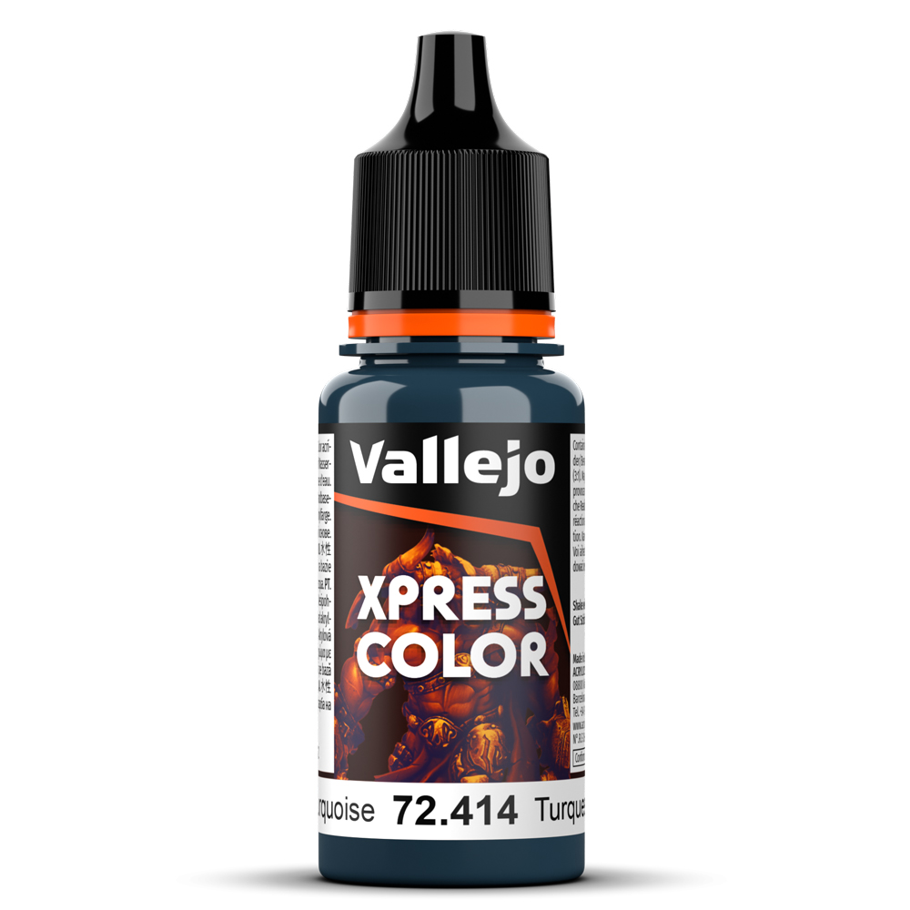 Boite de Vallejo – Xpress Color : Turquoise Caraïbes 72414
