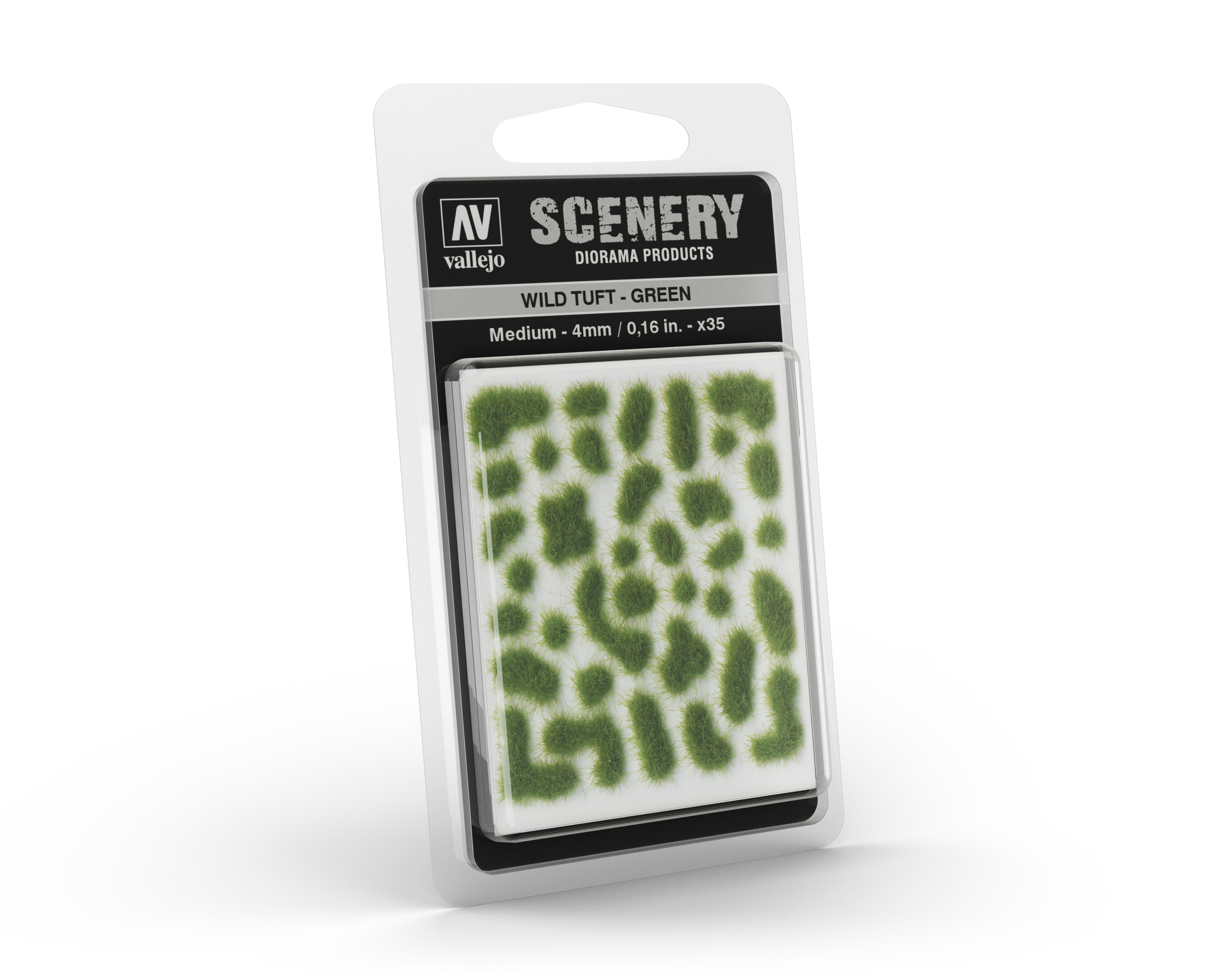 Boite de Vallejo – Scenery : Touffe Sauvage Verte