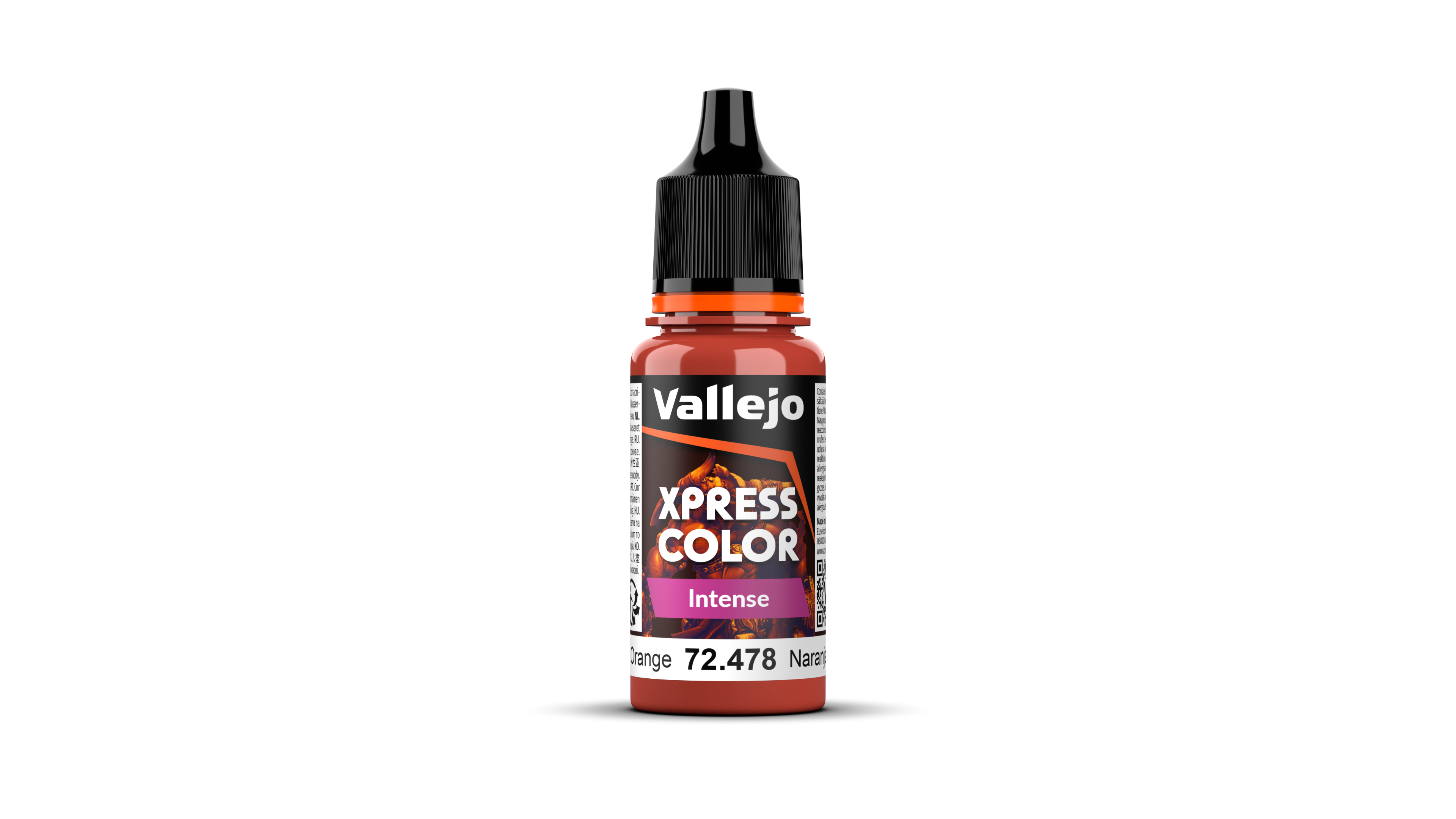 Boite de Vallejo – Xpress Color intense : Orange Phénix 72478