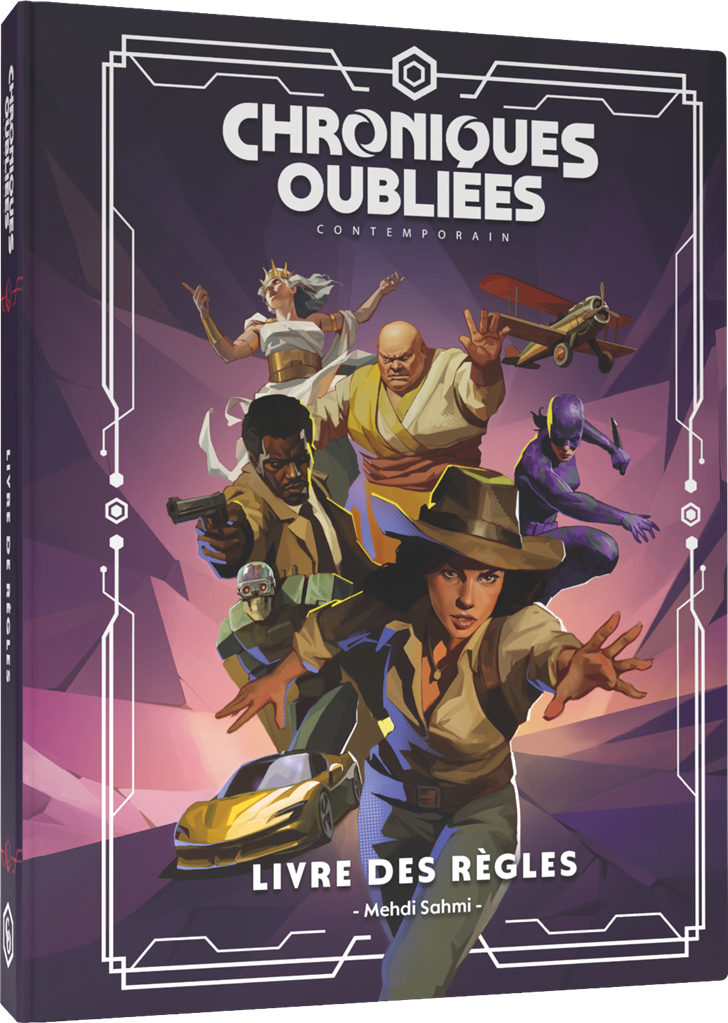 Boite de Chroniques Oubliées Contemporain 2 - Livre de règles