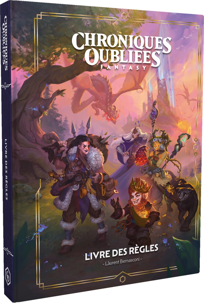 Boite de Chroniques Oubliées Fantasy 2 :  Livre des règles Deluxe