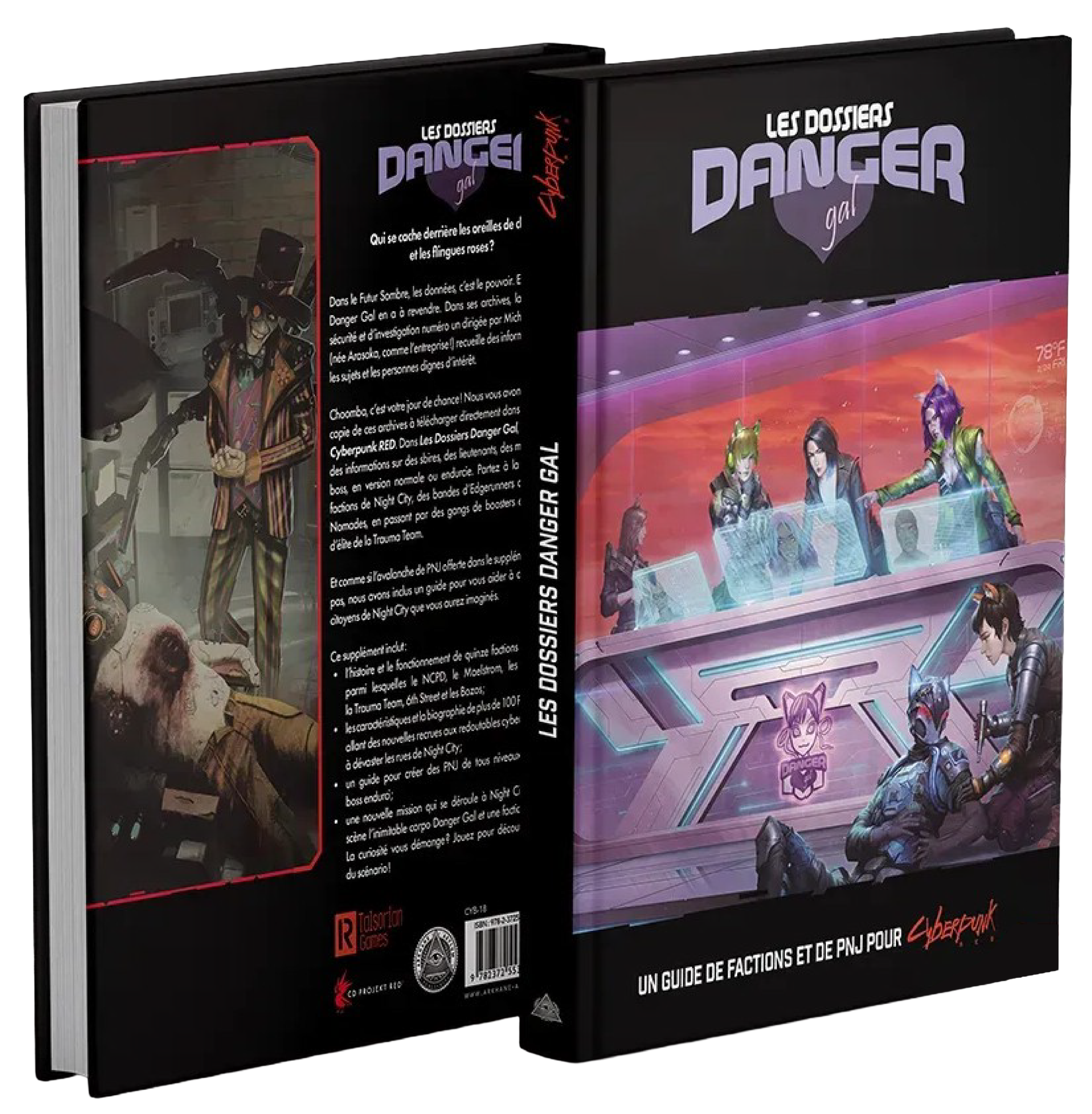 Boite de Cyberpunk RED - Les Dossiers Danger Gal