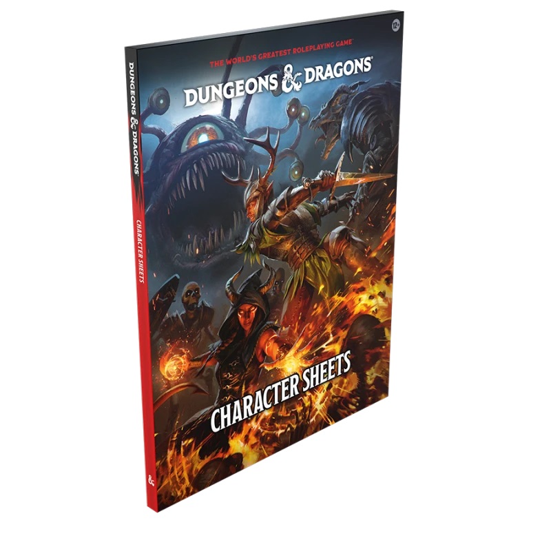 Boite de Dungeons & Dragons  : Character Sheets 2024