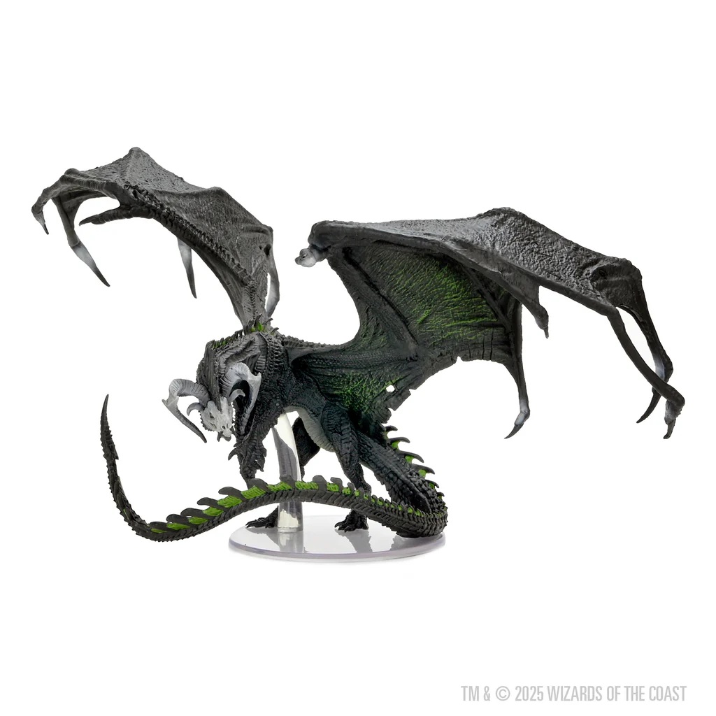 Boite de D&D Icons of the Realms: Adult Black Dragon