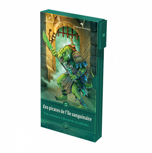 Boite de Les Pirates de l'île Sanguinaire - Livre jeu Solo