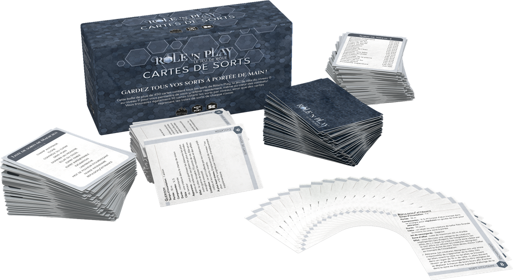Boite de Rôle'n Play : Cartes de Sorts