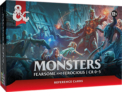 Boite de D&D 5 - Cartes de Références Monstres 3