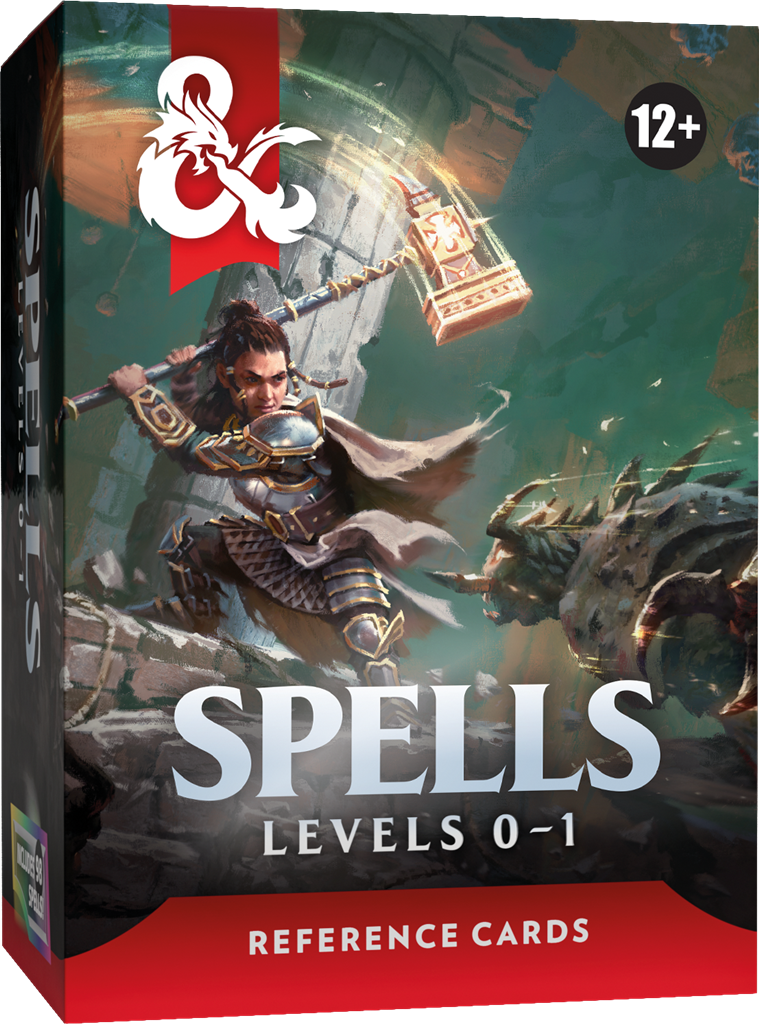 Boite de D&D 5 - Cartes de références magie 1