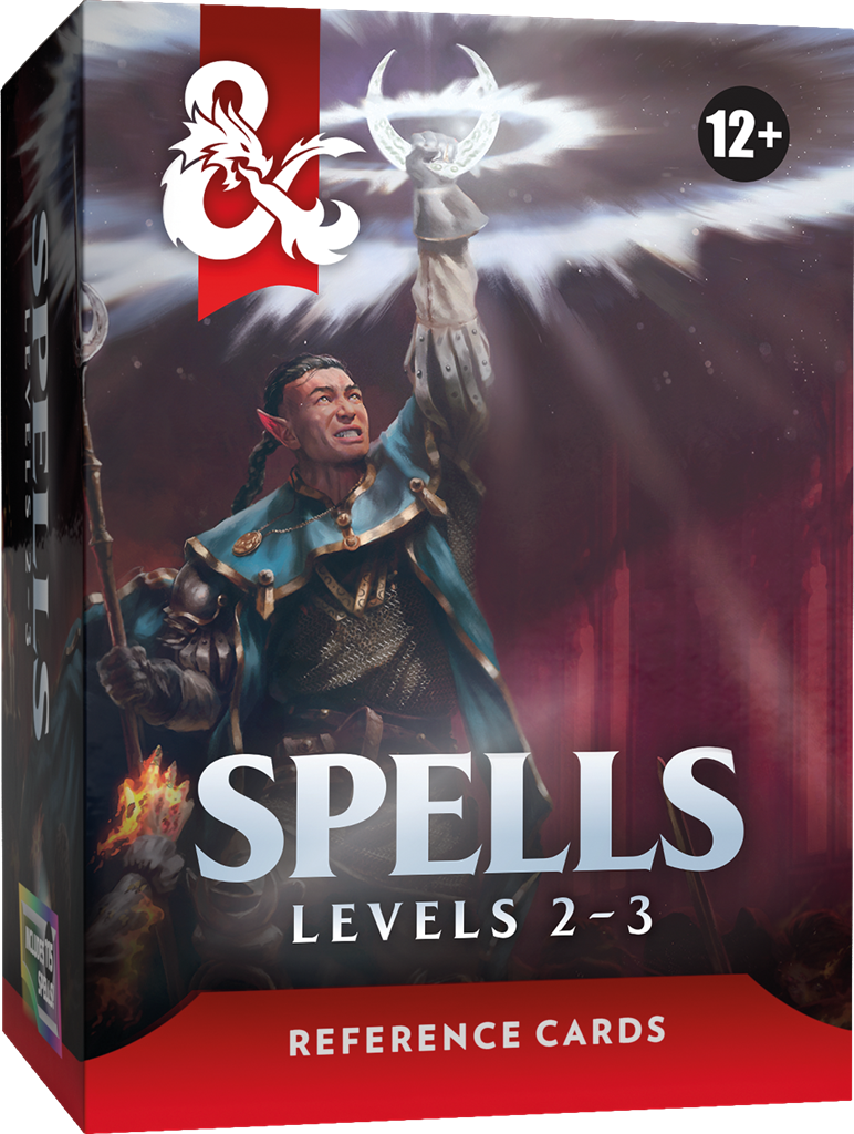 Boite de D&D 5 - Cartes de références magie 2