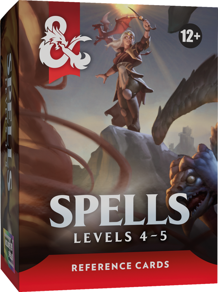 Boite de D&D 5 - Cartes de références magie 3