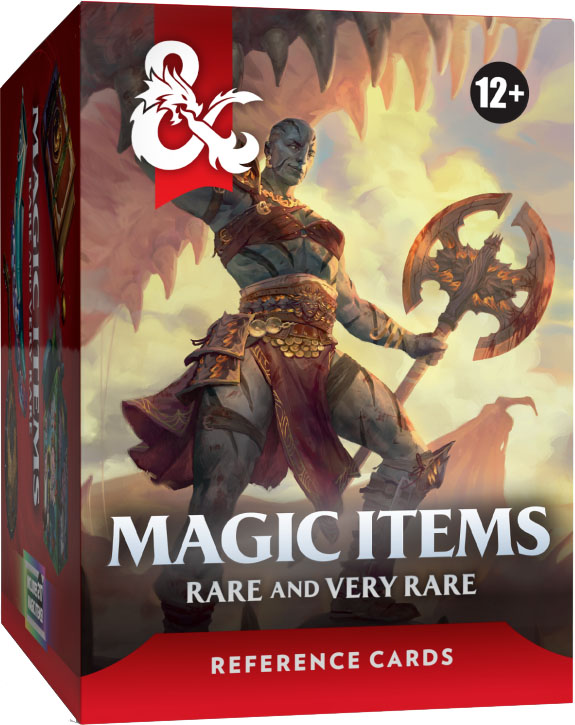 Boite de Dungeons & Dragons - Trove Reference Cards - Magic Items: Rare and Very Rare