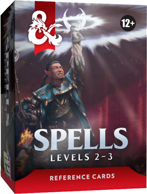 Boite de Dungeons & Dragons - Trove Reference Cards - Spells: Levels 2-3
