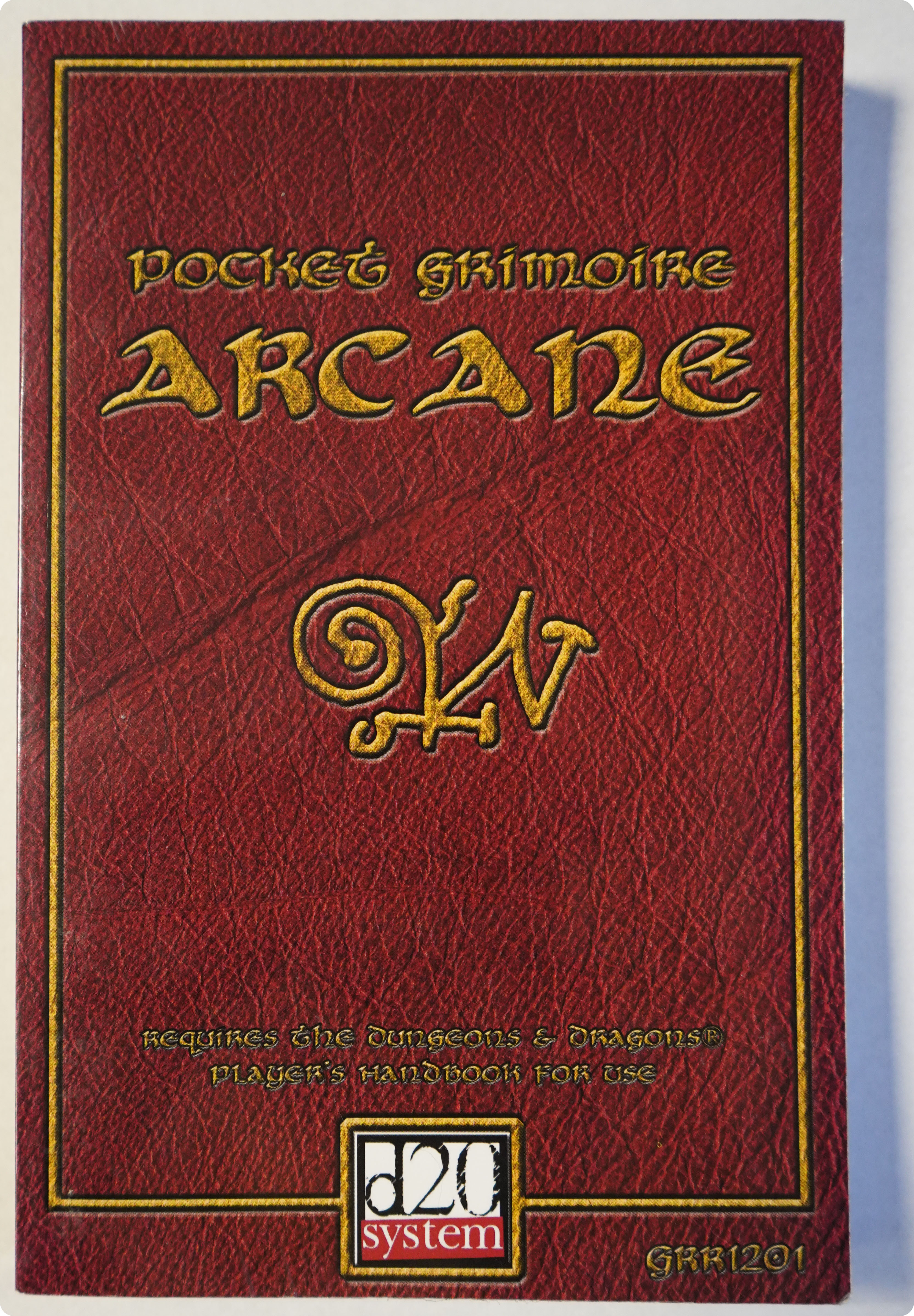 Boite de D20 System - Pocket Grimoire - Arcane - GRR1201 (Occasion - Voir photos)