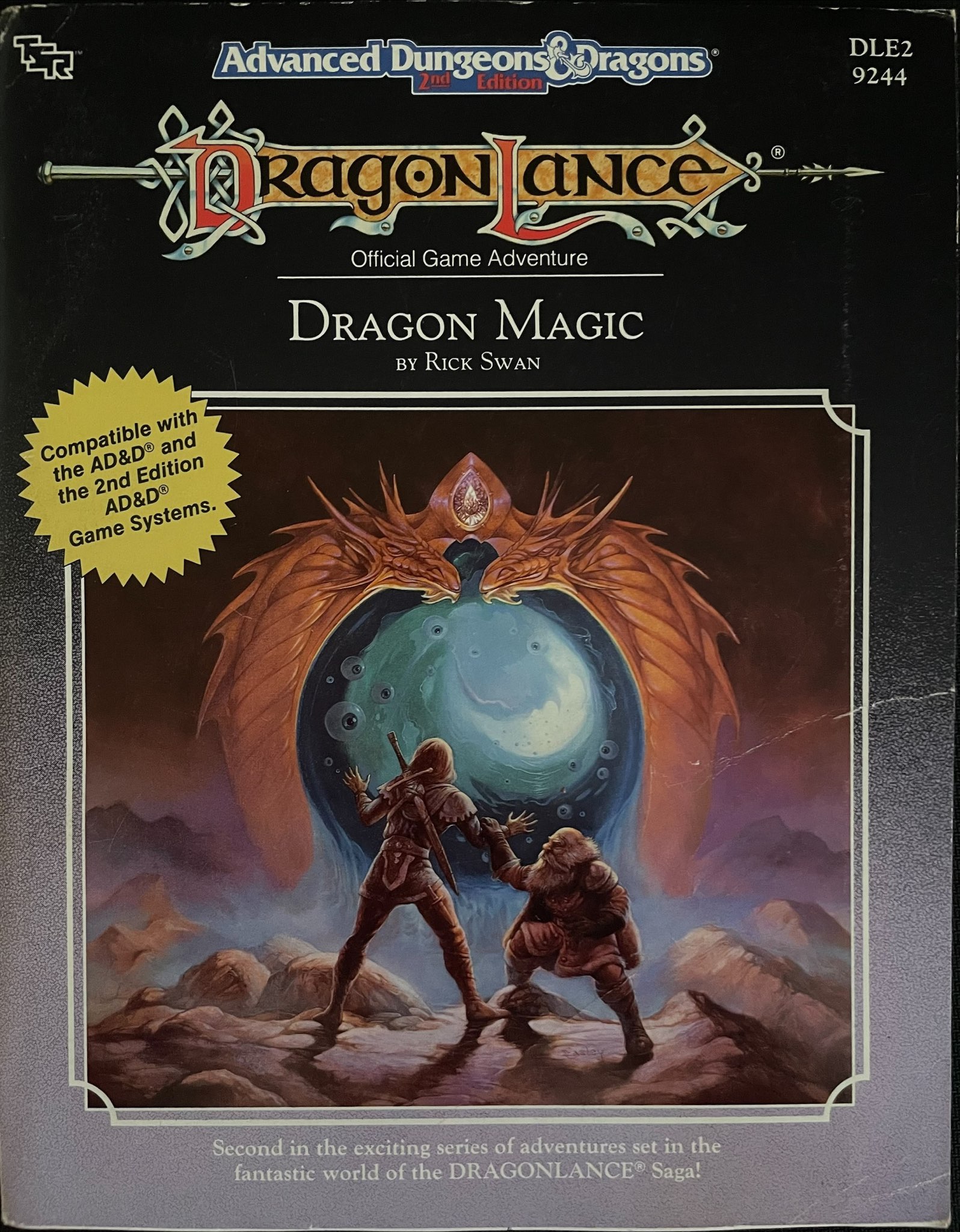 Boite de AD&D DLE2 : DragonLance - Dragon Magic 9244 (Occasion - Voir photos)