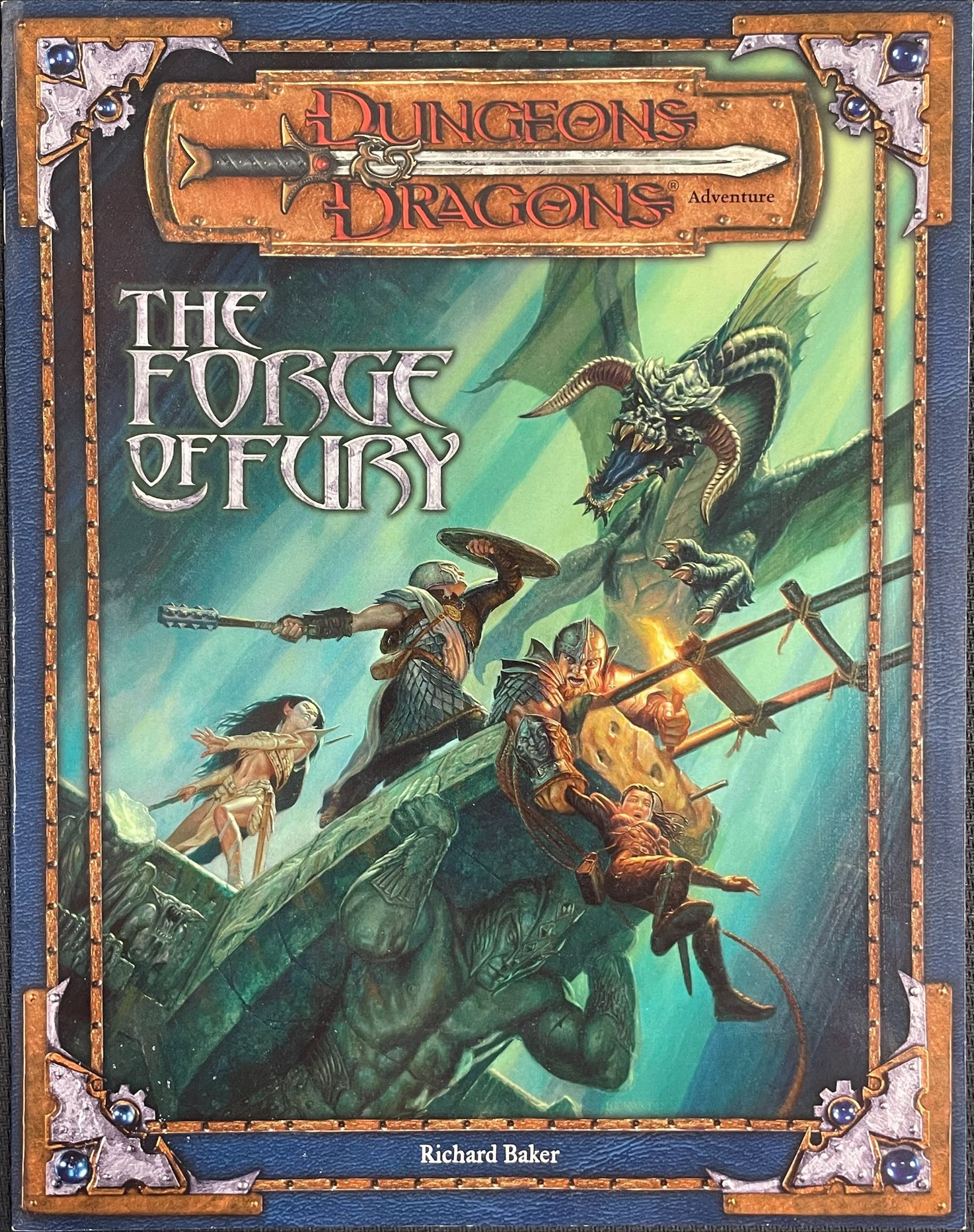 Boite de D&D 3: The Forge of Fury TSR11644 (Occasion - Voir photos)